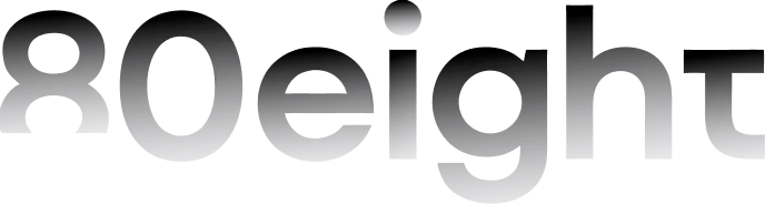 Incorrect: a grey gradient added to the wordmark