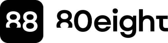 Incorrect: the 88 icon locked beside the wordmark